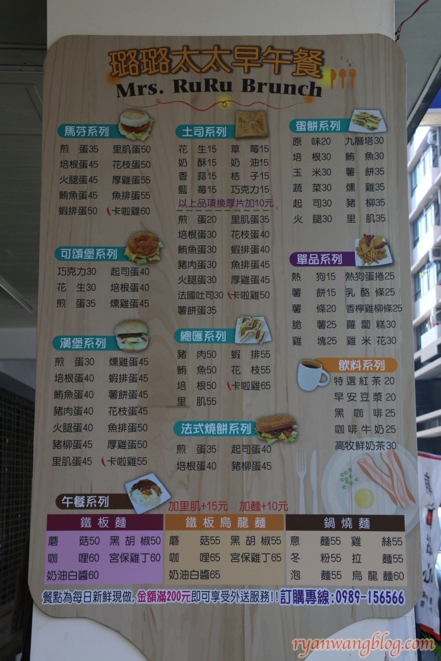 高雄景點/高雄美食推薦-璐璐太太早午餐